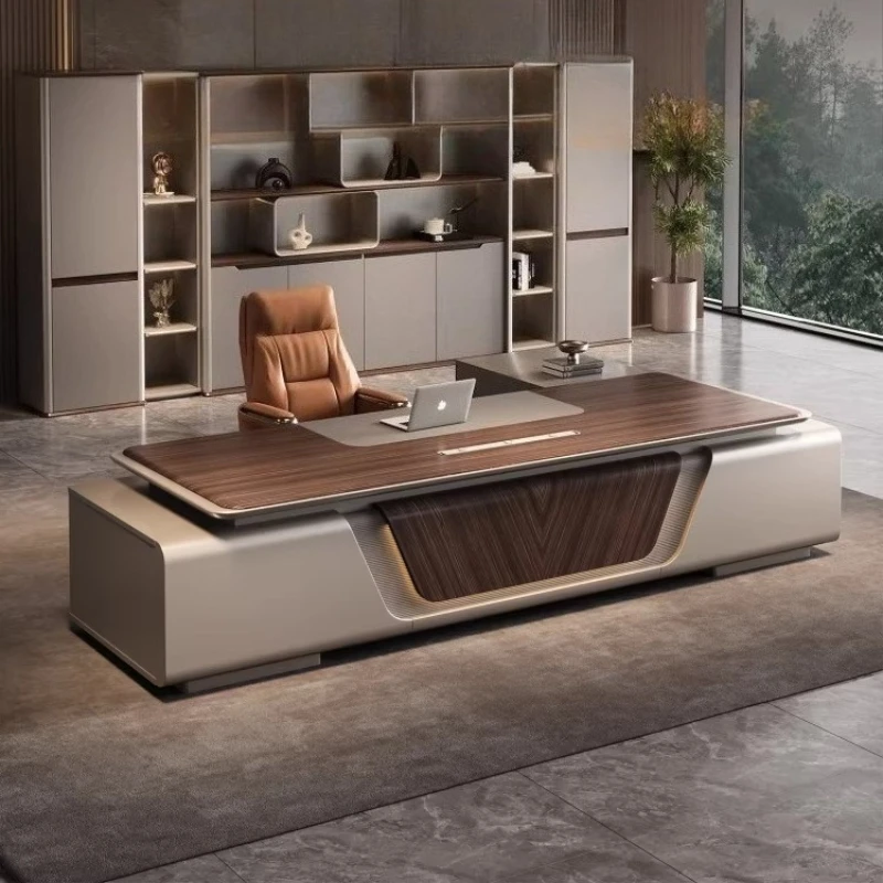 Multi-functional design Boss CEO Desk High end modern luxury Computer desk office table escritorios de computadora furniture