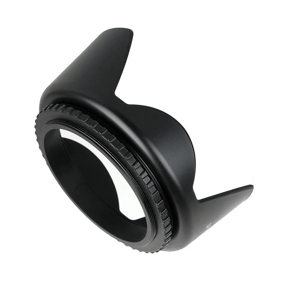 

55Mm Lens Hood For Dslr Camera Universal Anti-Glare Protection Against Flare Impact Compatible With Canon