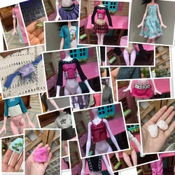 30cm Monstering High Doll for Bratzes doll Dressing Soft Casual Wear Handmade Clothes Outfit Doll Clothing Girl Toys