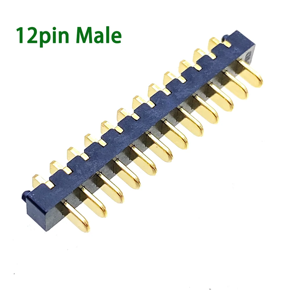 5 uds 15A 12V conector de batería de hoja paso de alta corriente 3,0mm enchufe macho portátil médico eléctrico inteligente 2-12 pines