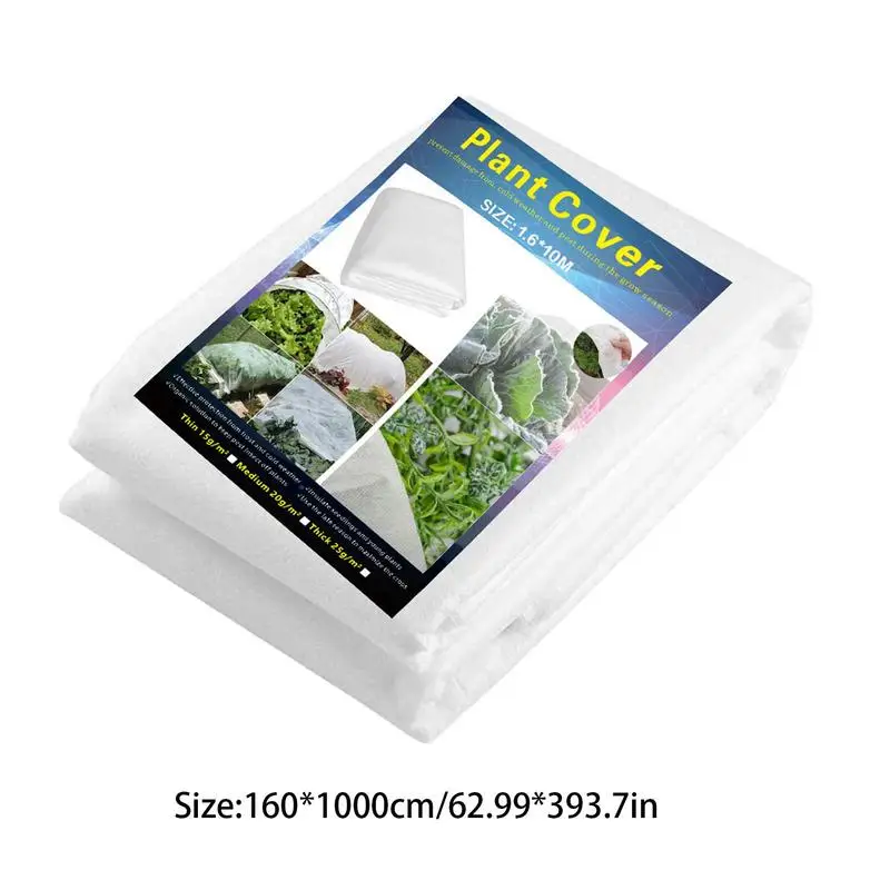 Plant Covers For Winter 33ft X 5.2ft Plant Blanket Garden Cover Freeze Protection Cover Non-Woven Freeze Protection Floating Row