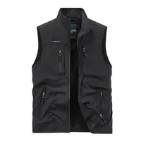 Sleeveless Jacket Vest Men's 2024 Summer Cargo Climbing Hunting Vest Outdoor Photographer Fishing Vest Camping Working Clothes