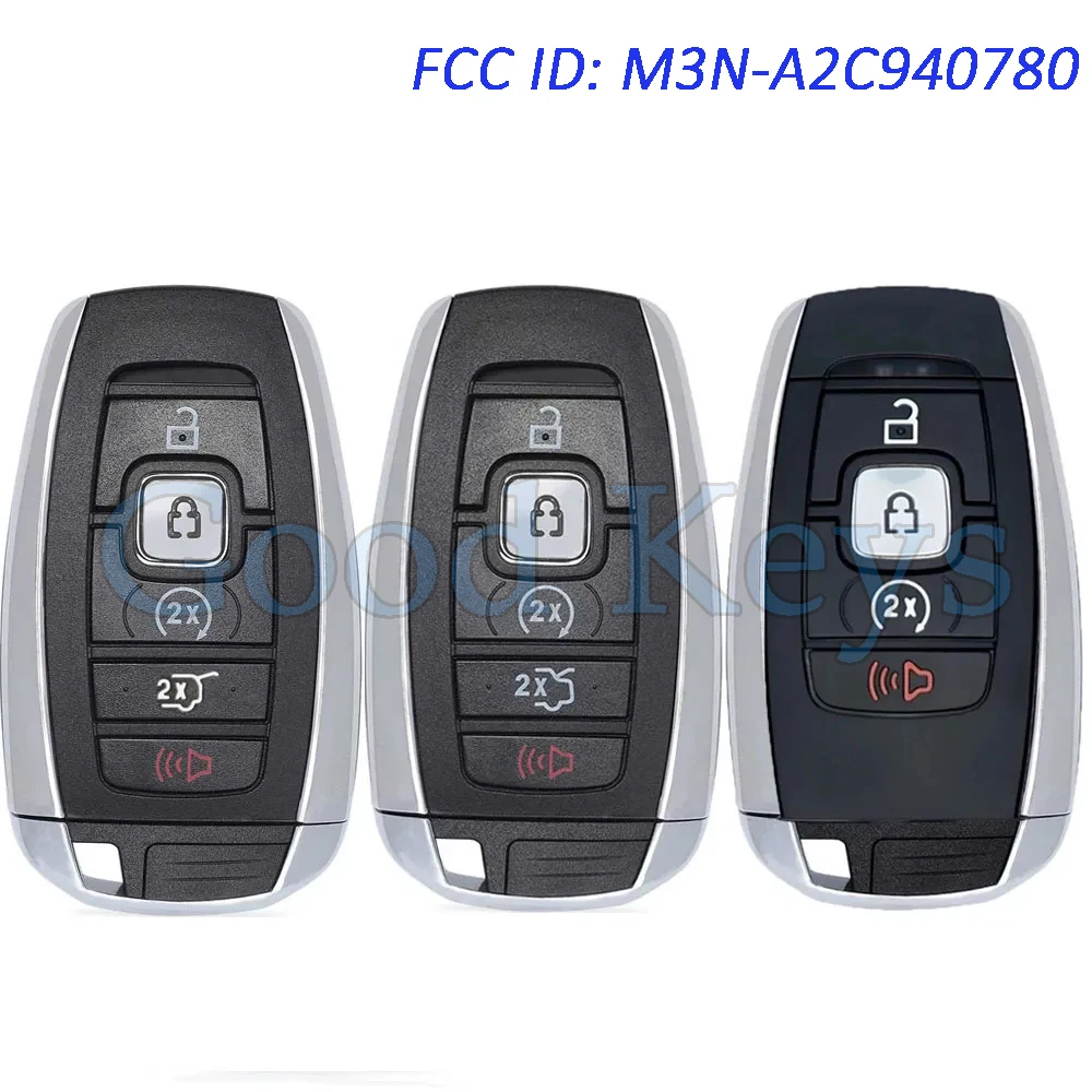 KEYECU M3N-A2C940780 Smart Remote Key Fob for Lincoln Continental MKC MKX MKZ Nautilus Navigator 164-R8154 164-R8155 164-R8226