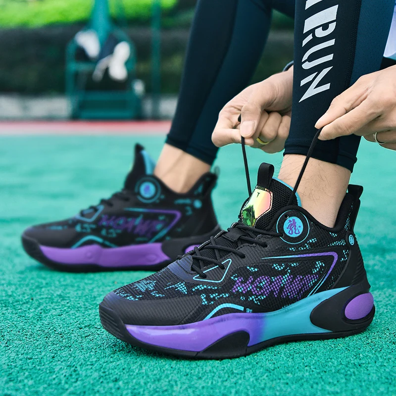 

2025 Explosions Men's Shoes Wear-resistant Basketball Shoes Men's Shoes genuine goods sneaker Autumn Men's Anti-slip Sneakers