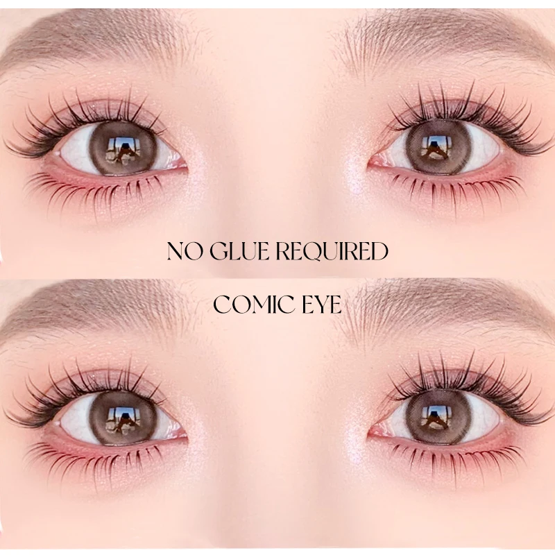 Cils auto-adhésifs 80 grappes de cils sans colle cils individuels grappes de cils souples cils auto-adhésifs réutilisables