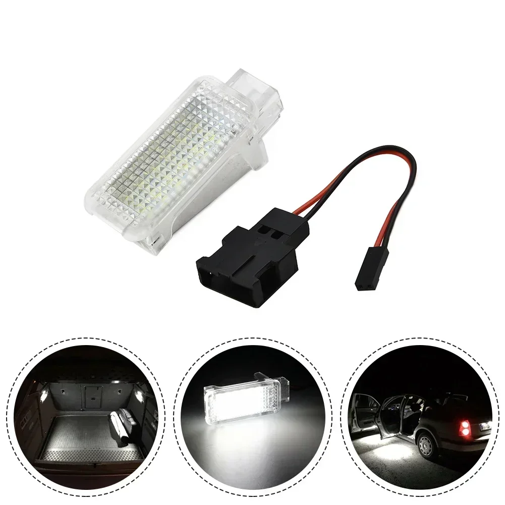 

1x White LED Luggage Compartment Trunk Boot Light Module For SEAT Leon Mk3 (5F) 2013-2019 12V 6000K 126LM Signal Lamp 3528