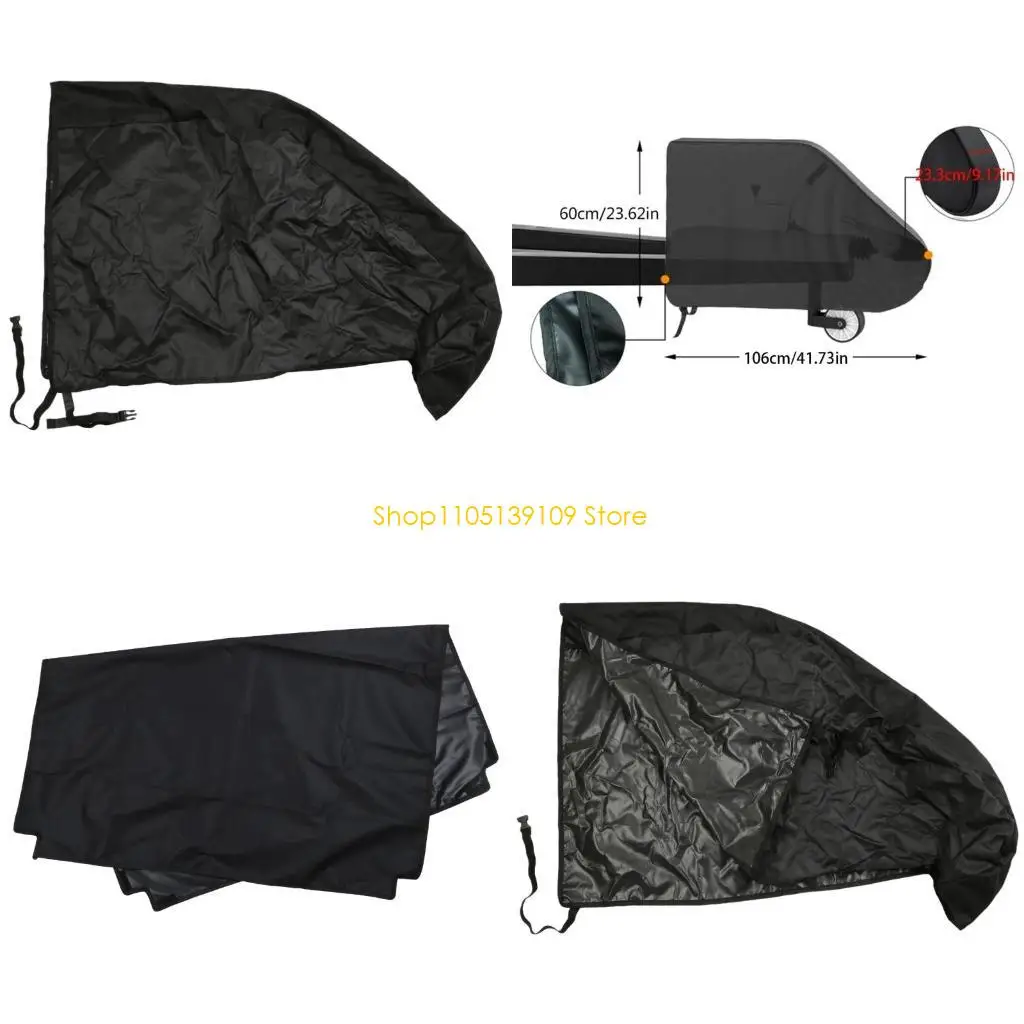 

P5ED Универсальный водонепроницаемый прицепное устройство для караванов, черный чехол, водонепроницаемый чехол для фаркопа, для