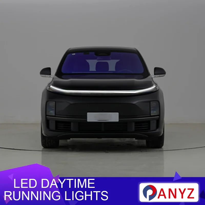 

FOR Lixiang L6 L7 L8 L9 MEGA ONE LED Daytime Running Light Scan Starting Car Hood DRL Guide Decorative Ambient Lamp 12V