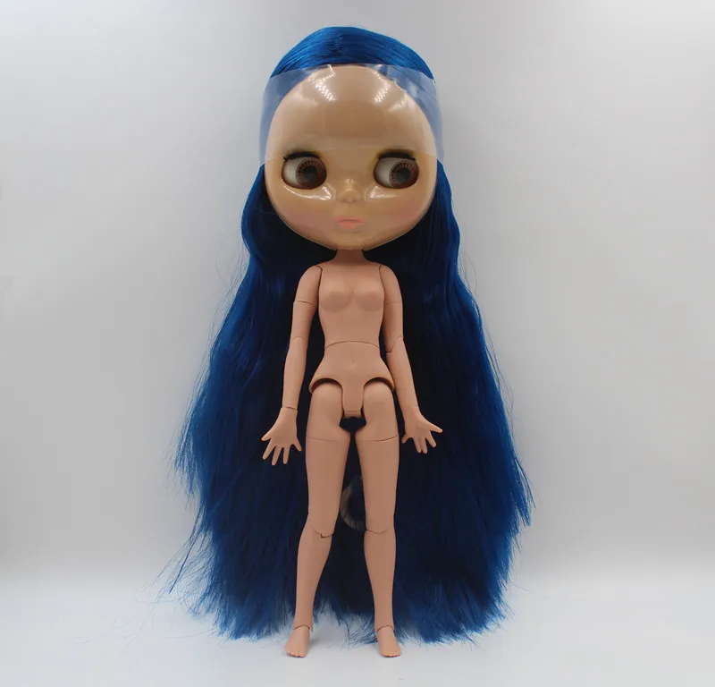 

Free Shipping big discount RBL-25002J DIY Nude Blyth doll birthday gift for girl 4color big eye with beautiful Hair cute toy