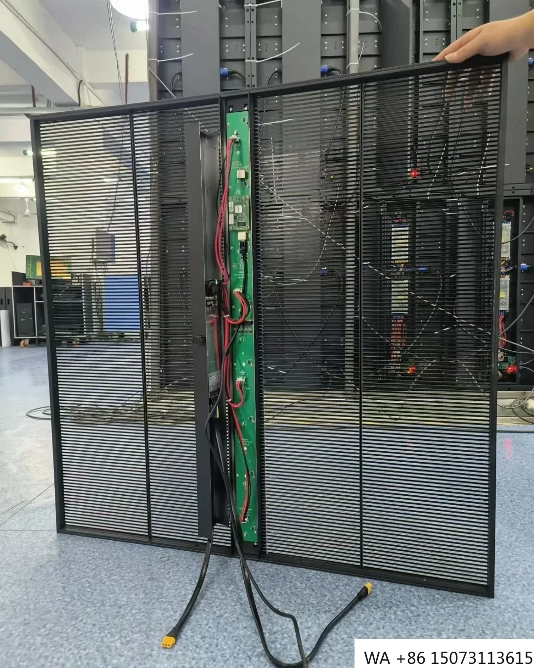 

Ultra Thin Transparent LED Film Grid Holographic Crystal Advertising Screen for Windows