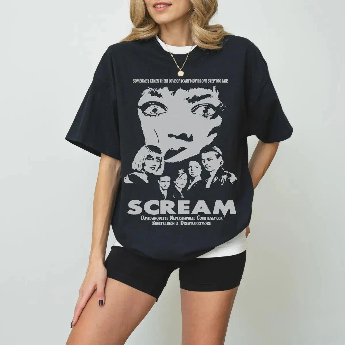 Scream Movie Shirt Casey Becker Billy Loomis T Shirt Stu Macher Shirt Sidney Prescott Shirt Gale Weathers Shirt Scream Halloween