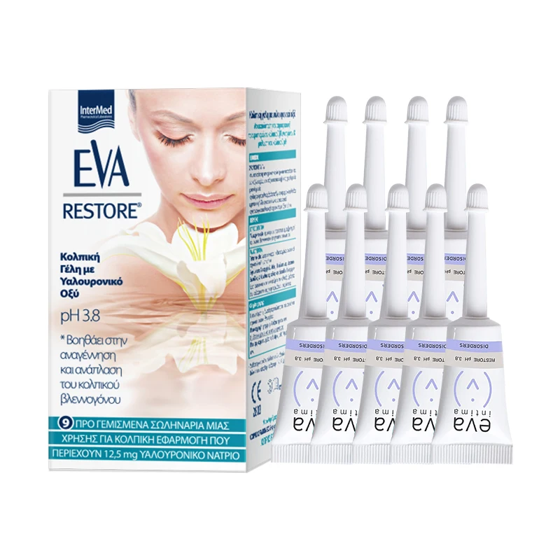 

Eva Restore Gel | Восстановление атрофики и дистрофики | Увлажнение и удержание влаги | После операции по рецепту химиотерапии или радиации