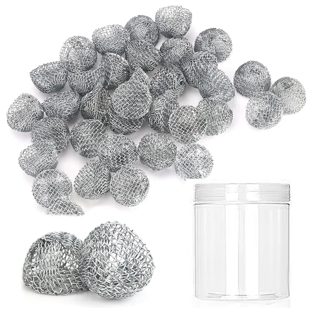 16MM 50/100Pack Screens Pipe Screen Filters Steel Screen Ball Metal Steel Pipe Screen Ball  Screens Pipe Filters Steel Screen