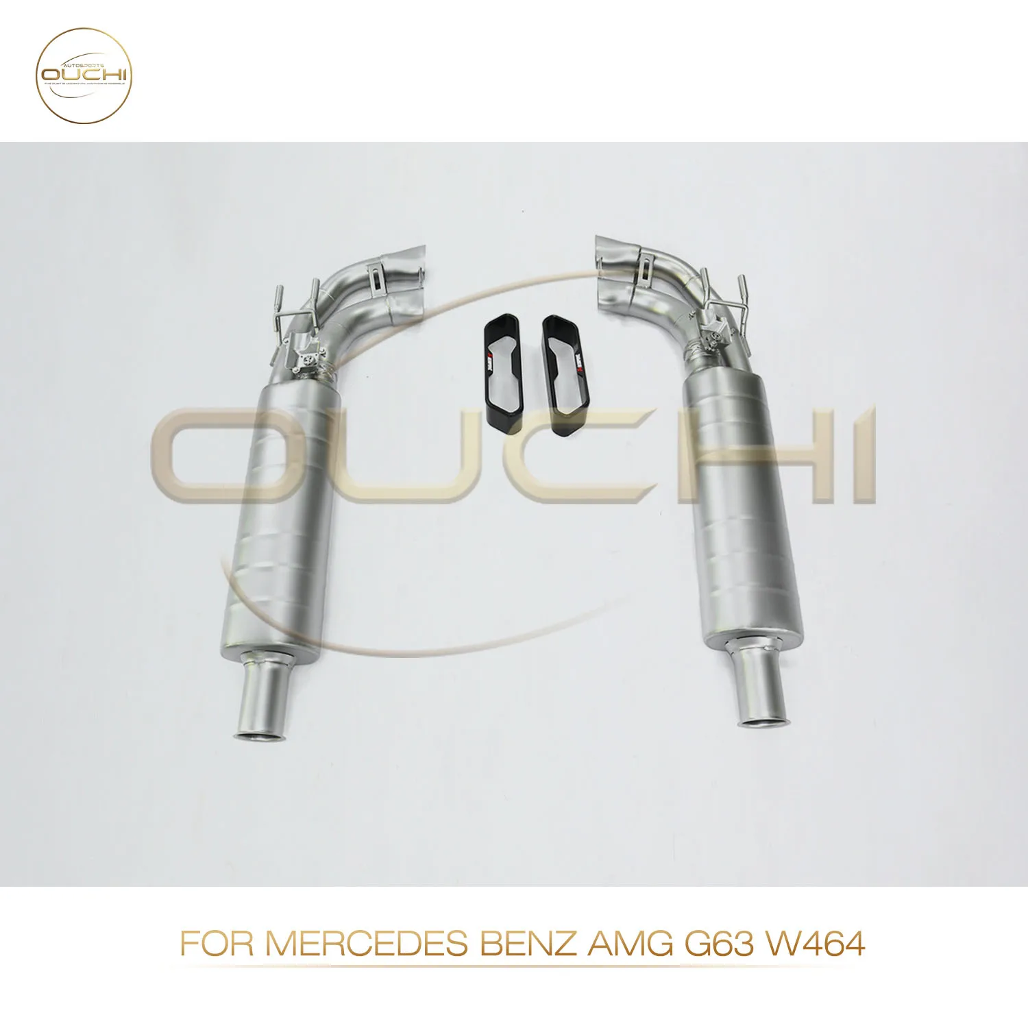 OUCHI Прямые продажи с фабрики из нержавеющей стали, производительность выхлопной системы Catback для автомобиля Mercedes Benz AMG G63 W464 с клапаном 🛠