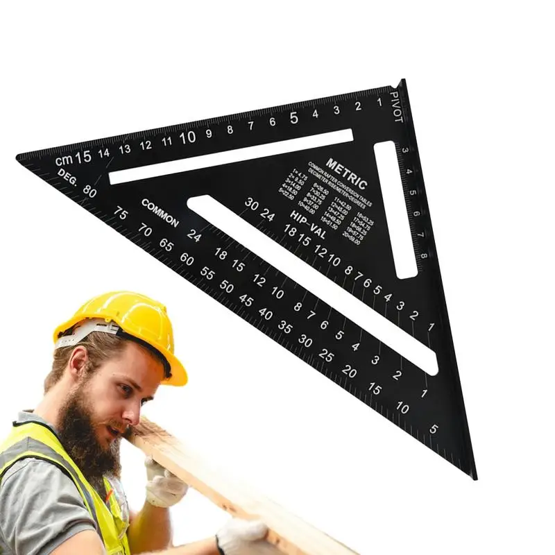 

Smart Square Speed Square Measuring Layout Tool Rafter Square Precision Positioning Squares Alloy Metal Triangle Ruler Metal