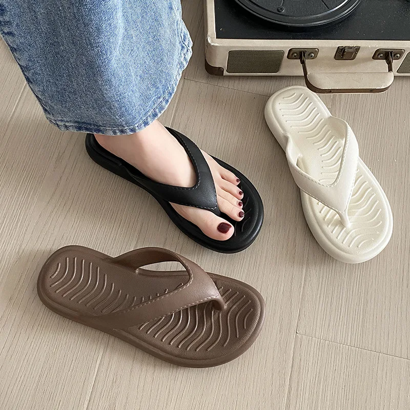 

Kids'Casual Sandals EVA Summer Fashion Outdoor Soft Bottom Children Breathable Anti-slip Beach shoes Brown Black White