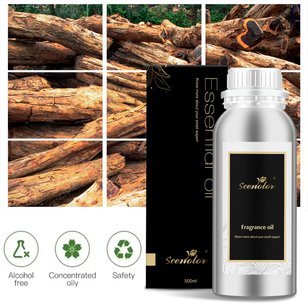 

500ML Woody Fragrance For Diffuser Oil For Home Hotel Waterless Essential Oils No Alcohol Ebony Sandalwood Lavender Aroma Scent