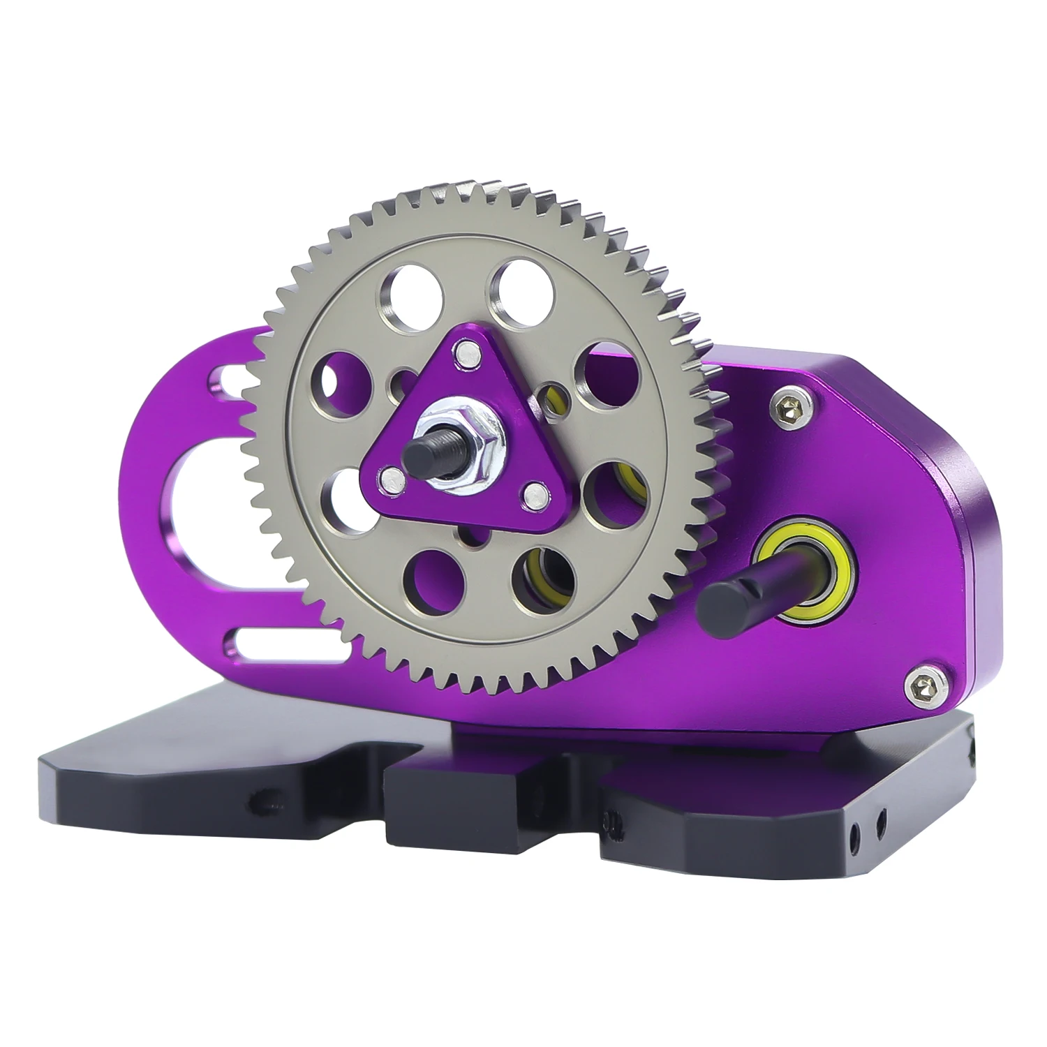 Engranaje recto principal CNC 7075 de aleación de aluminio 56T para 1/10 Scx10 Trx4 2, transmisión LCG de caja de cambios baja (dibrada) piezas de mejora de coche RC