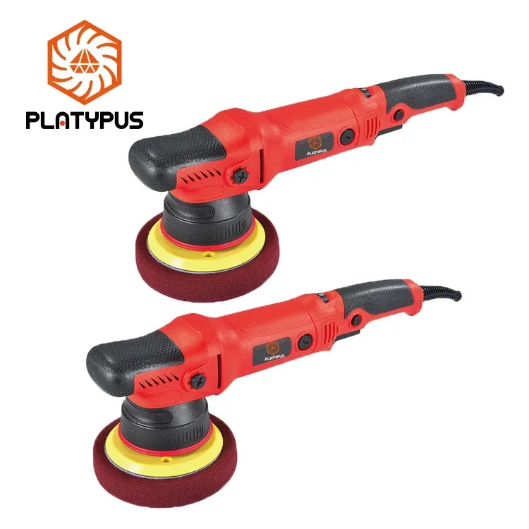 PLATYPUS-pulidora de doble acción, máquina pulidora de coche de 1000W, pulidora orbital DA aleatoria de 5 pulgadas y 12mm para detalles