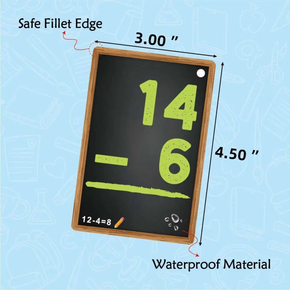 50 teile/satz Frühe Bildung Arithmetik Karten Addition Subtraktion Multiplikation Division Montessori Math Spielzeug Denken Übungen