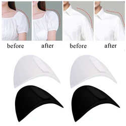 Sponge Shoulder Pads Easy To Wear Shoulder Enhancer Pad Shoulder Widening Light Foam Sponge Unisex Self-Adhesive Suit Broaden