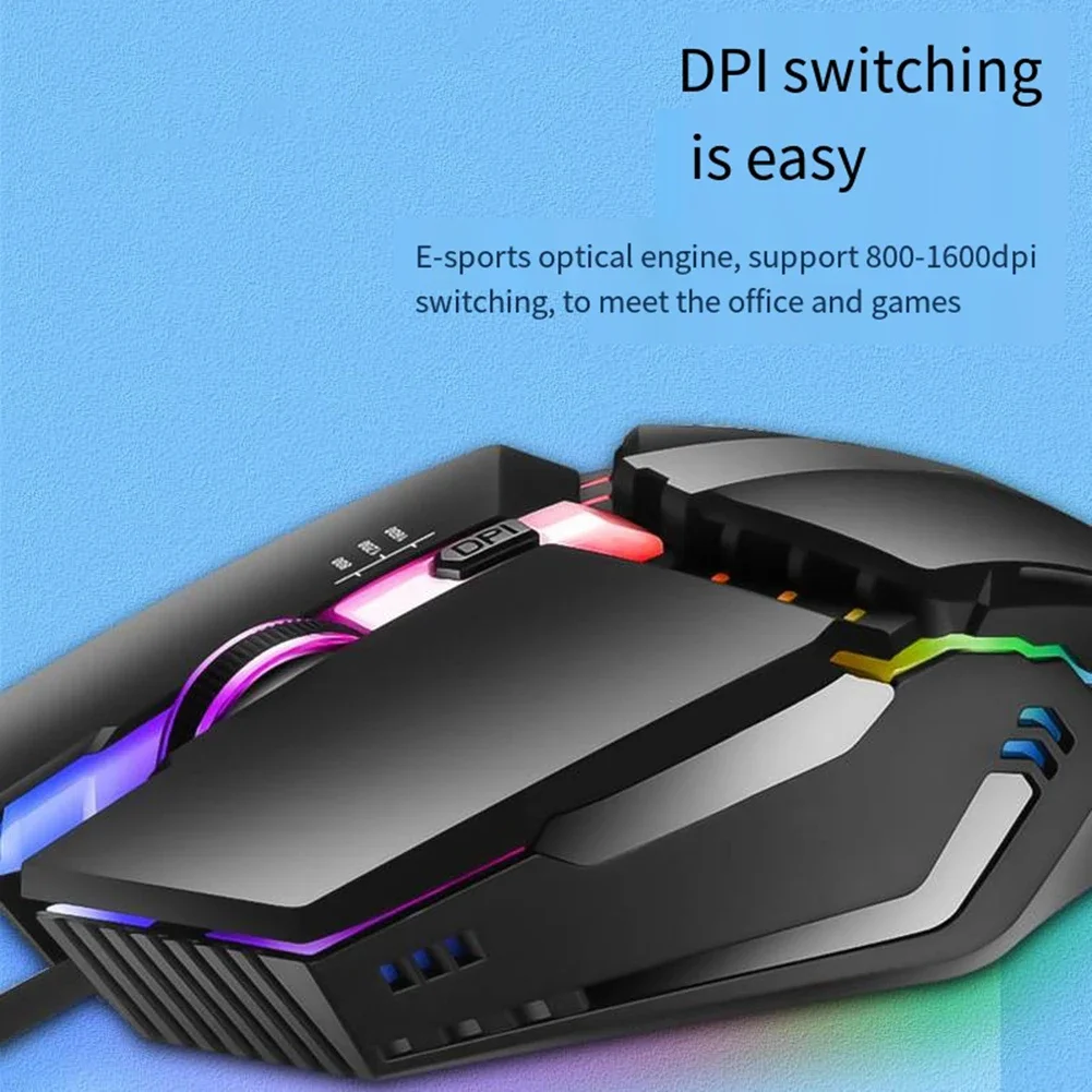 Light Upgrade Gaming Experience Gaming Or Work Sessions Without Gaming Mouse LED Light Comfortable Ergonomic Design