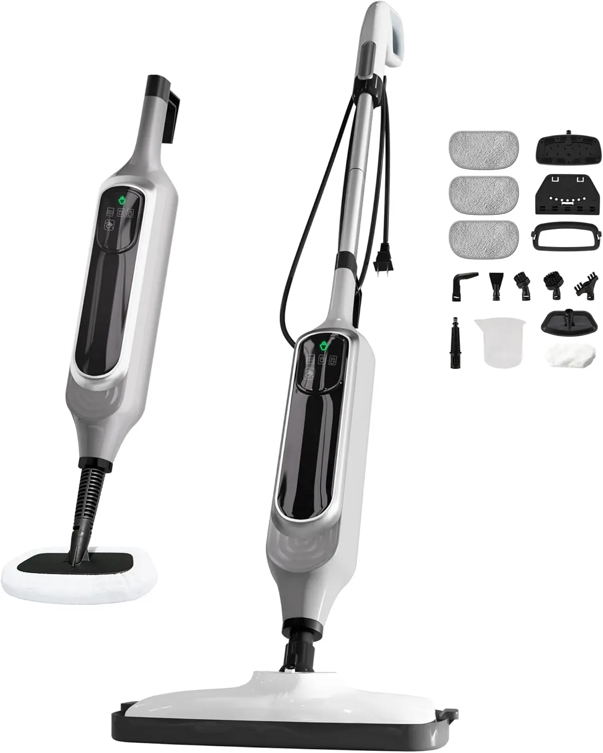 

12 in 1 Steam Mop, Detachable Handheld Steam Cleaner for Home, 23FT Cord, for Hardwood Floor Cleaning, Tile, Carpet