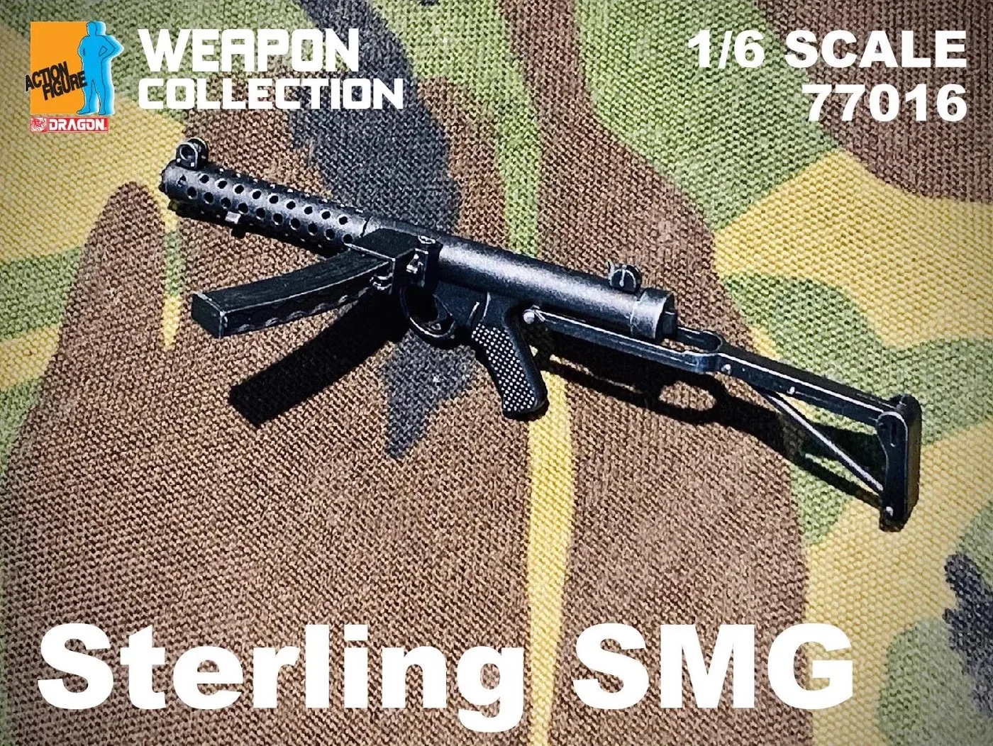 Dragon 77016 1/6 Soldier Weapon Sterling SMG Gun Plastic Model Toy Fit 12'' Action Figure Doll In Stock