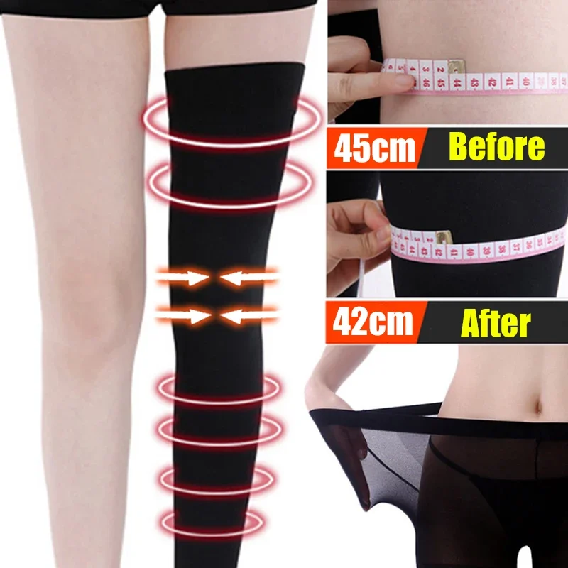 Slim Tights for Women Compression Stockings Pantyhose Varicose Veins Fat Calorie Burn Leg Shaping Stovepipe Stocking Care Tool