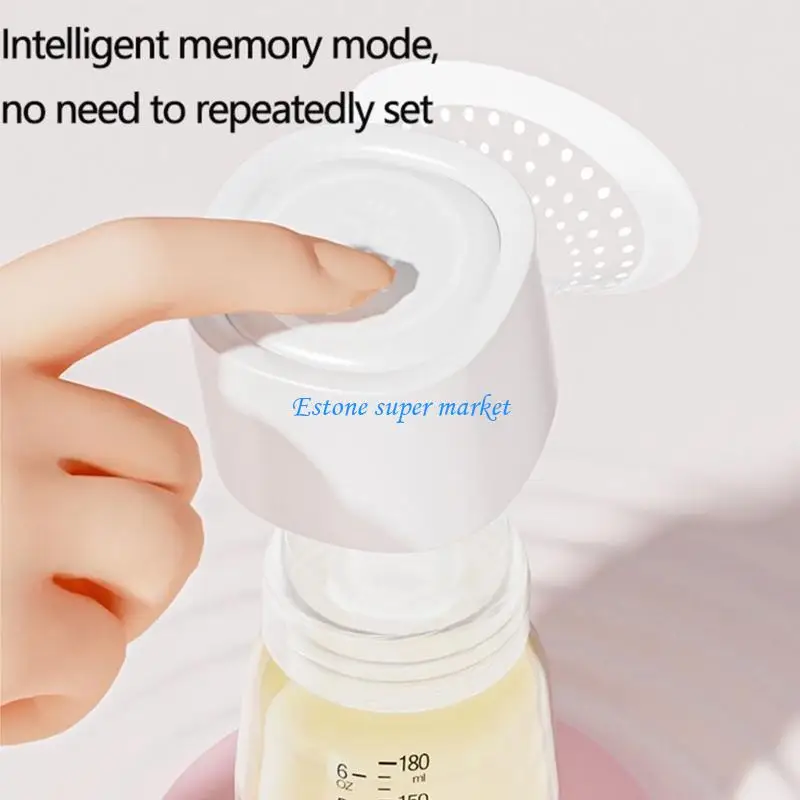 

090B Automatic Milker Portable Electric Breast with Four Adjustable Suction Modes 15 Levels Comfort Breastfeeding