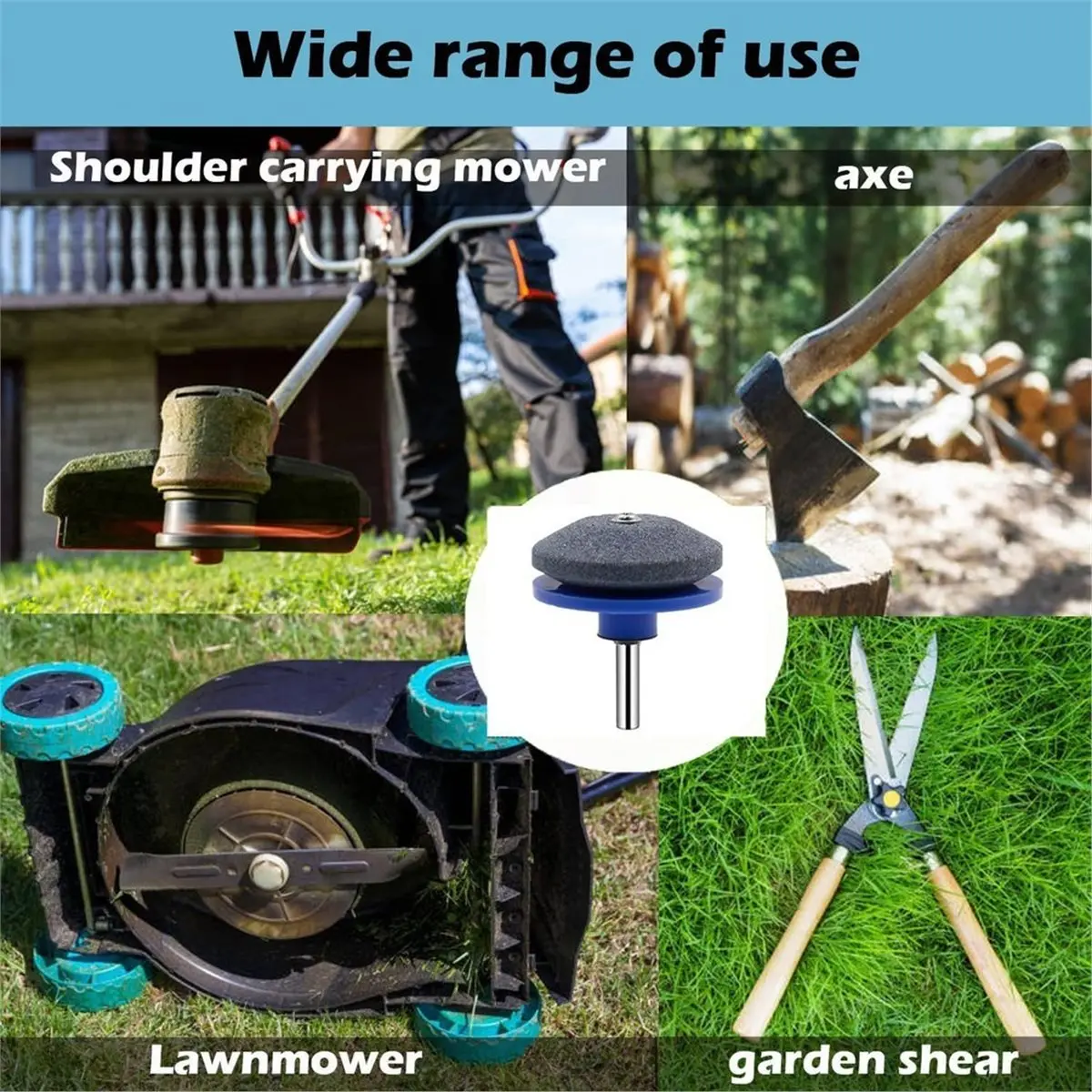 Mower Blade Balancer, Balances Blades After Sharpening, Universal Quality Metal, for Fits , All Lawn Mower Blades