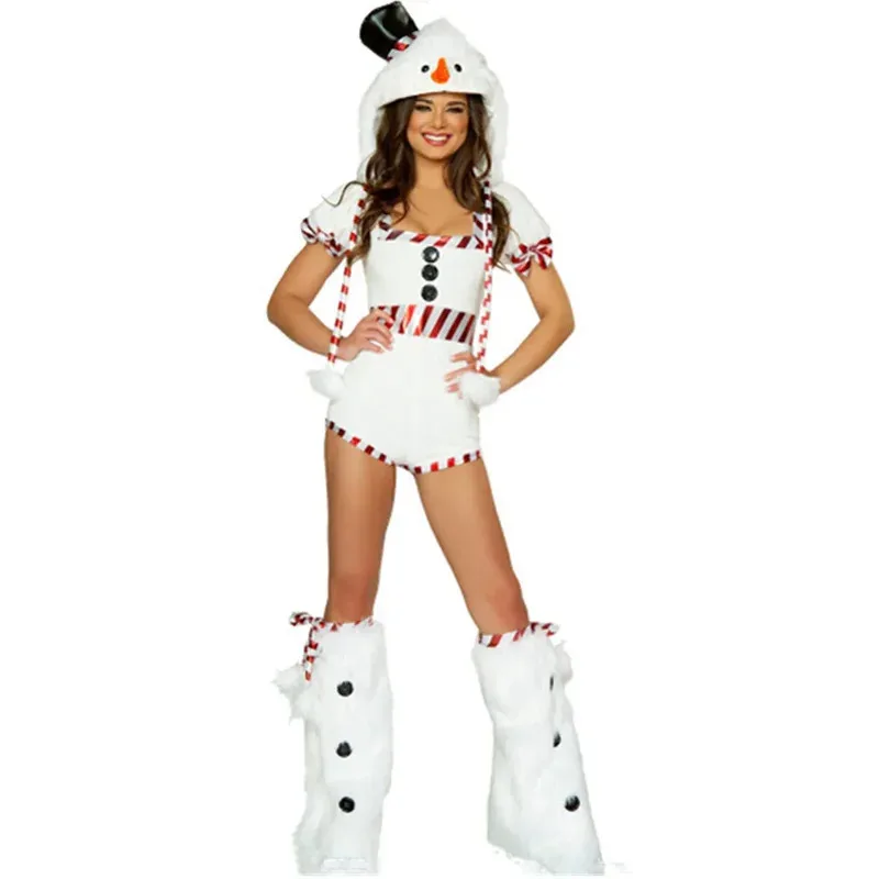 عيد ميلاد سعيد الشتاء المخملية ثلج الأيائل تأثيري حلي عيد الميلاد كرنفال حفلة ملكة جمال سانتا كلوز فستان بتصميم حالم مجموعة كاملة lf [5 #1