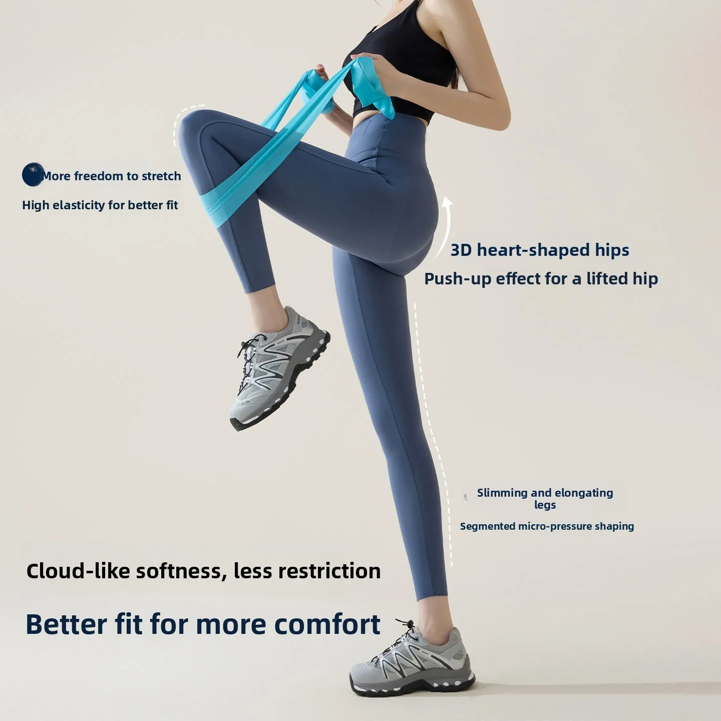 Calças de yoga de ajuste fino das mulheres cintura alta fina verão calças de fitn arca pele padrão abdômen controle levantamento de bunda