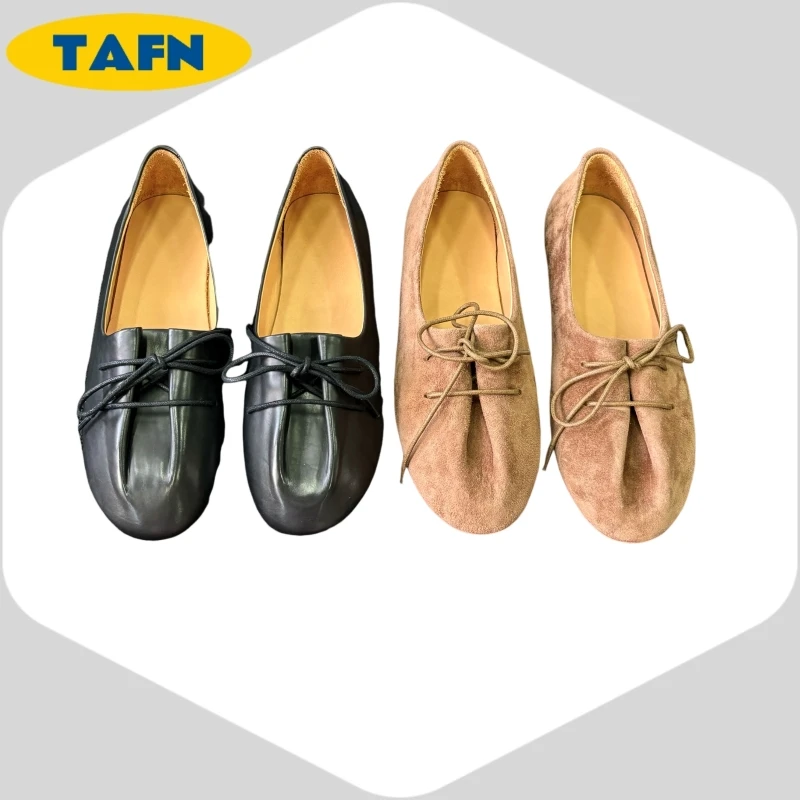 

Women's Classic Suede Slip-on Ballet Shoes Flat Shoes Comfortable Ballet Flats for Work and Casual Outfits AE2017