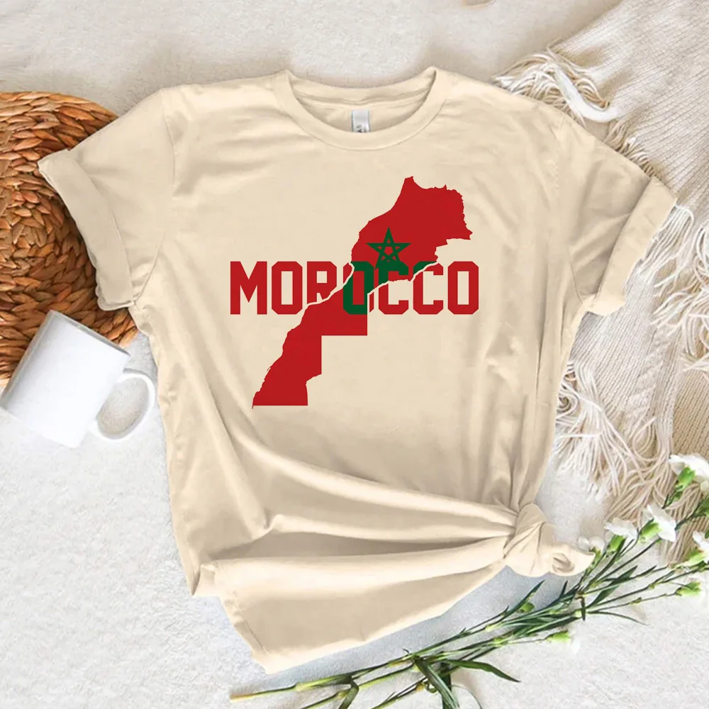 

Maroc Morocco tshirt women manga t shirt girl graphic comic 2000s clothes