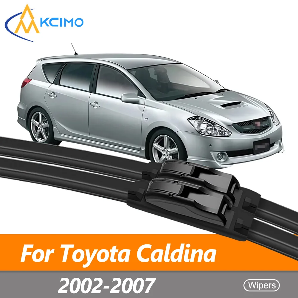 

Front Windshield Wiper Blades For Toyota Caldina/ T240 2002-2007 Replacement Pair Rubber Wipers All-Weather Front Window