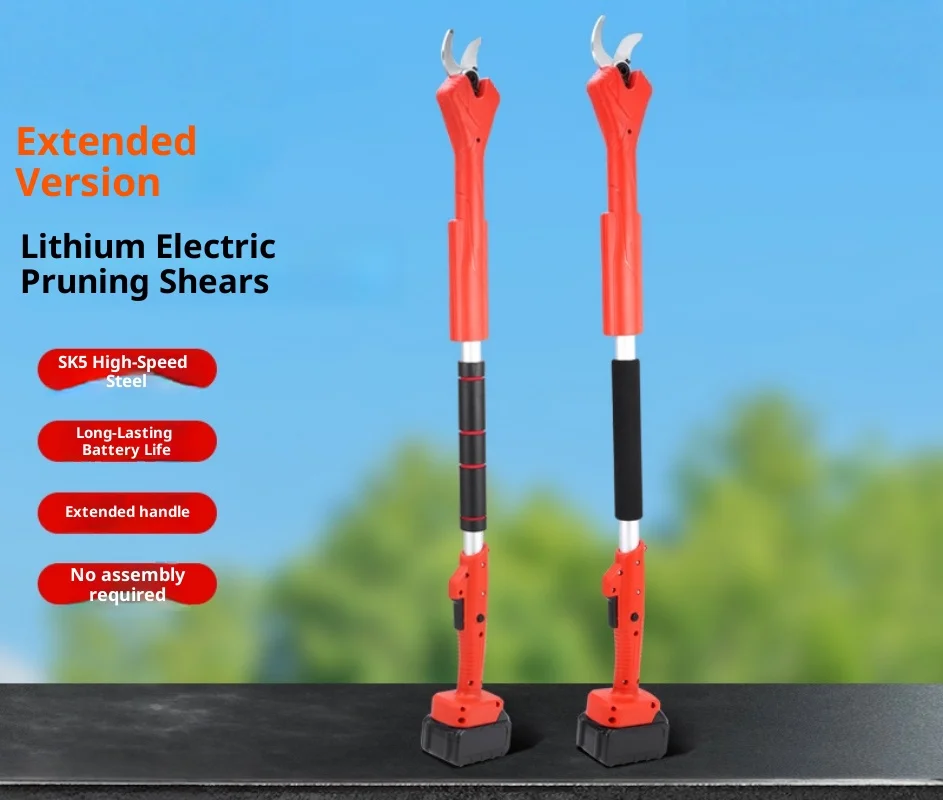 정원 과일나무 높은 가지 두꺼운 가지 전동 전지가위 배터리식 전지가위 정원용