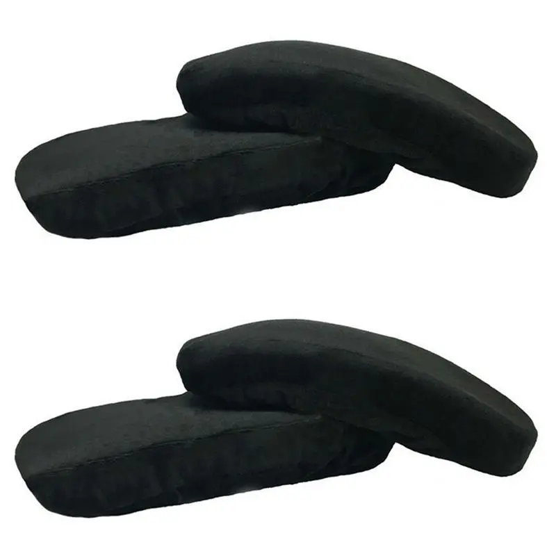 B03C-4 Pieces Set Ergonomic Memory Foam Chair Armrest Pad, Rest Comfy Rest Office Chair Rest Rest Cover For Elbows