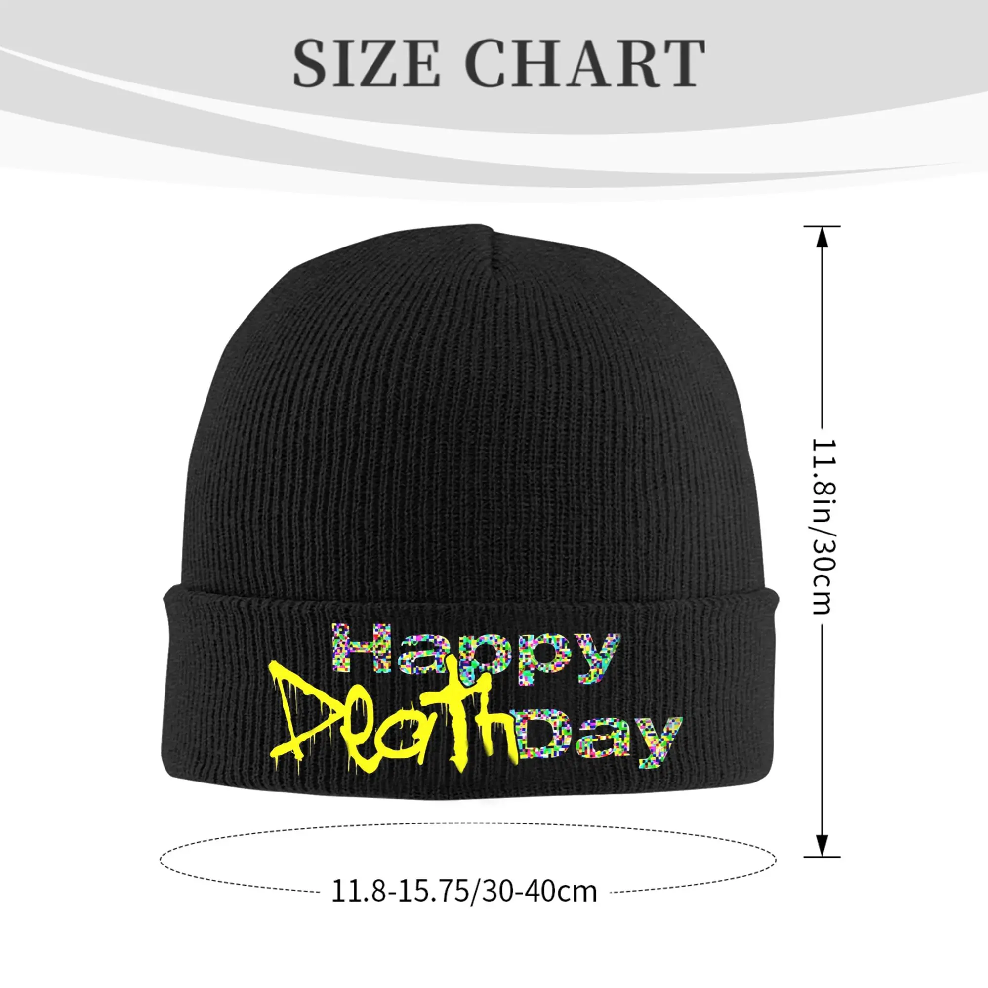 Xdinary Heroes Happy Death Day  Knitted Hat Women's Men's Beanies Autumn Winter Hat Acrylic  Crochet Caps