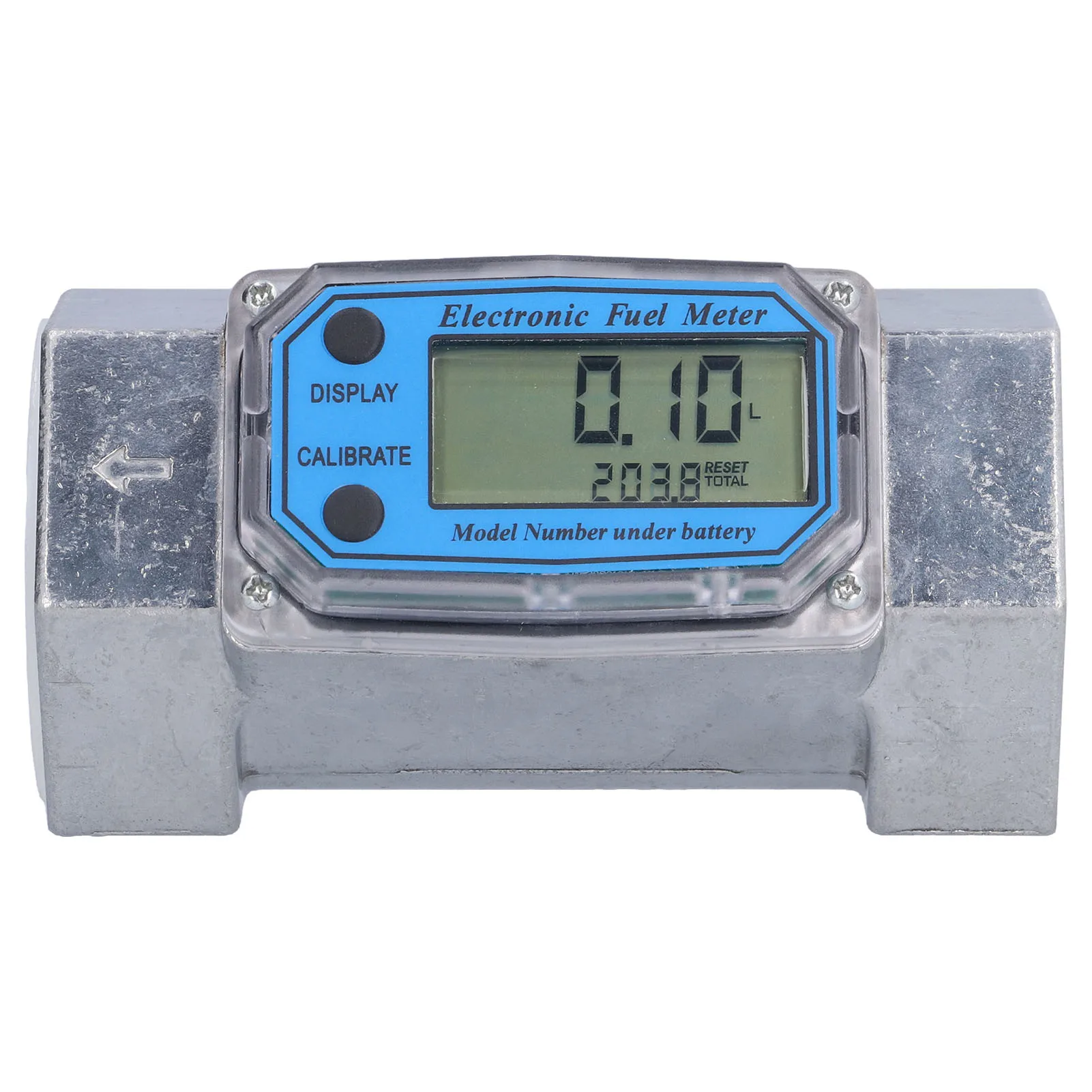 Gas Oil Fuel Flowmeter Turbine  Meter Electronic Digital Fuel Liquid Water Gas Oil Flowmeter 2in 2.3V‑3.3V LLW‑50