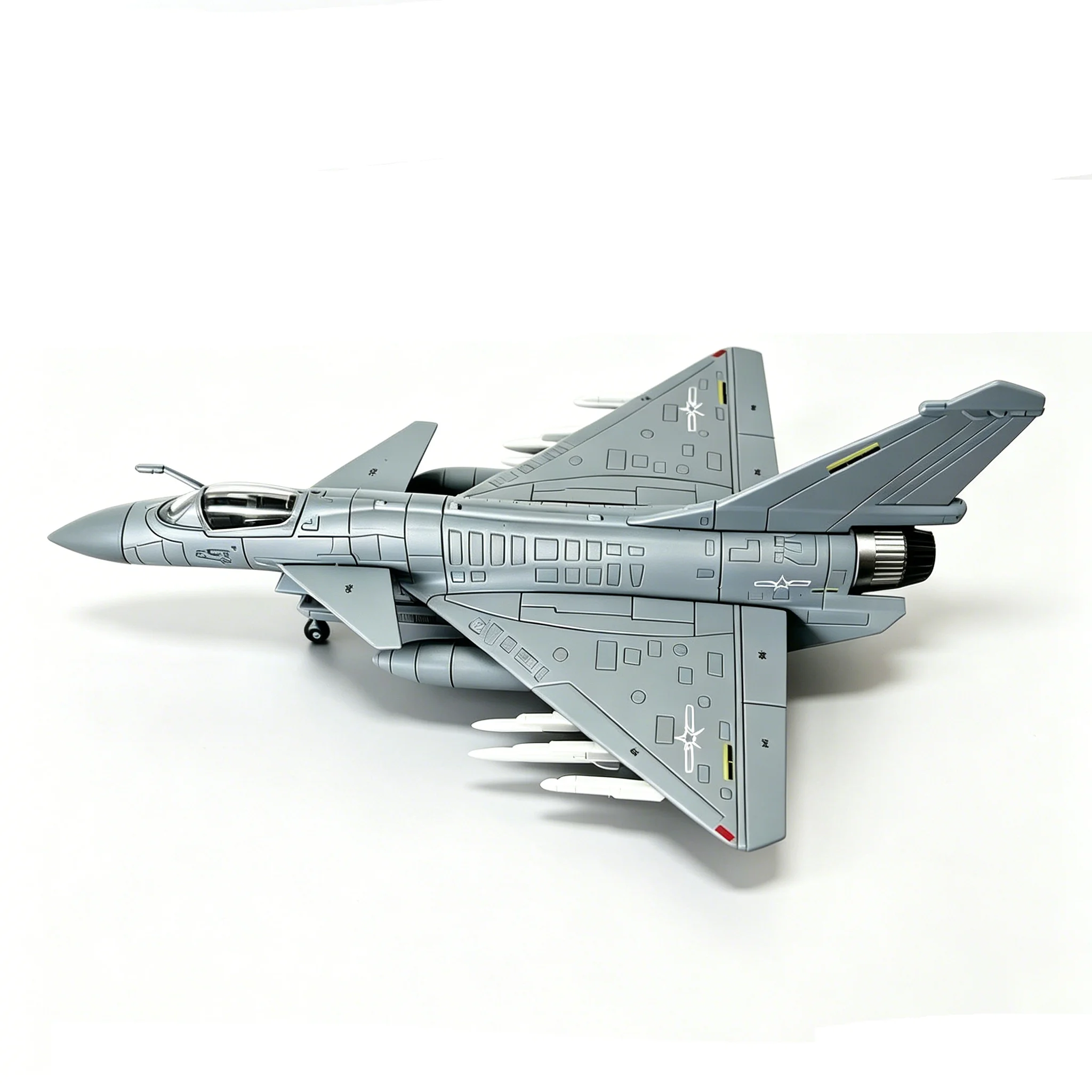 1:72 Maßstab Plastik-Schnappmontage Kampfjet-Modellset F-15 Eagle & J-10 Flugzeug-Replika Militärflugzeug-Sammlung Ausstellungsstück – Detail 10