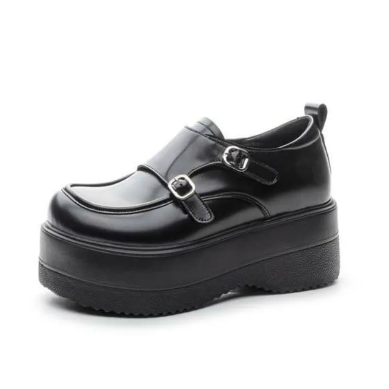 

Женские кроссовки на платформе 9 см из микрофибры, повседневная обувь, удобные нескользящие туфли для ходьбы на осень