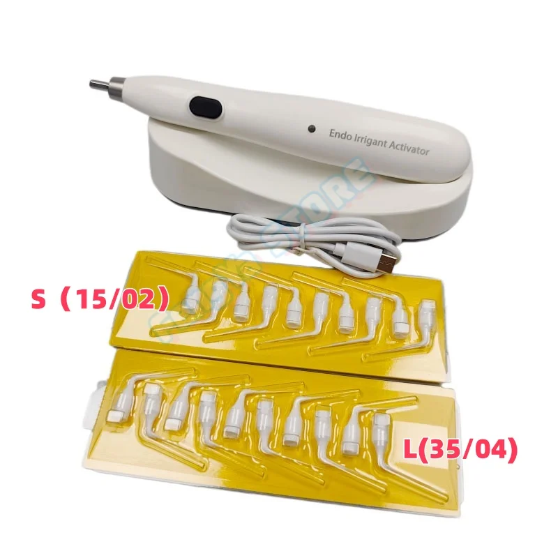  1 Set Root Canals Ultrasonic Endo Irrigant Activator Dental Sonic Activator Vibration Cleaning Irregation Root Canals Tools