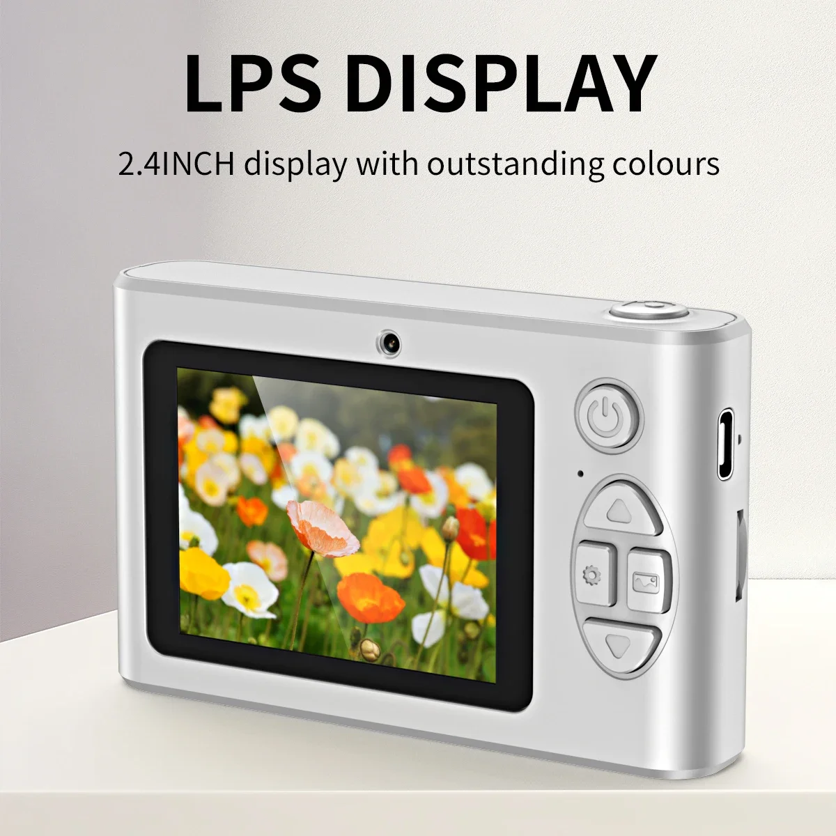 Mini cámara Digital 4K HD, lente Sony de 44M píxeles, pantalla de 2,4 pulgadas, cámara Digital para estudiantes, enfoque automático, Zoom 4x, fotografía, viajes al aire libre