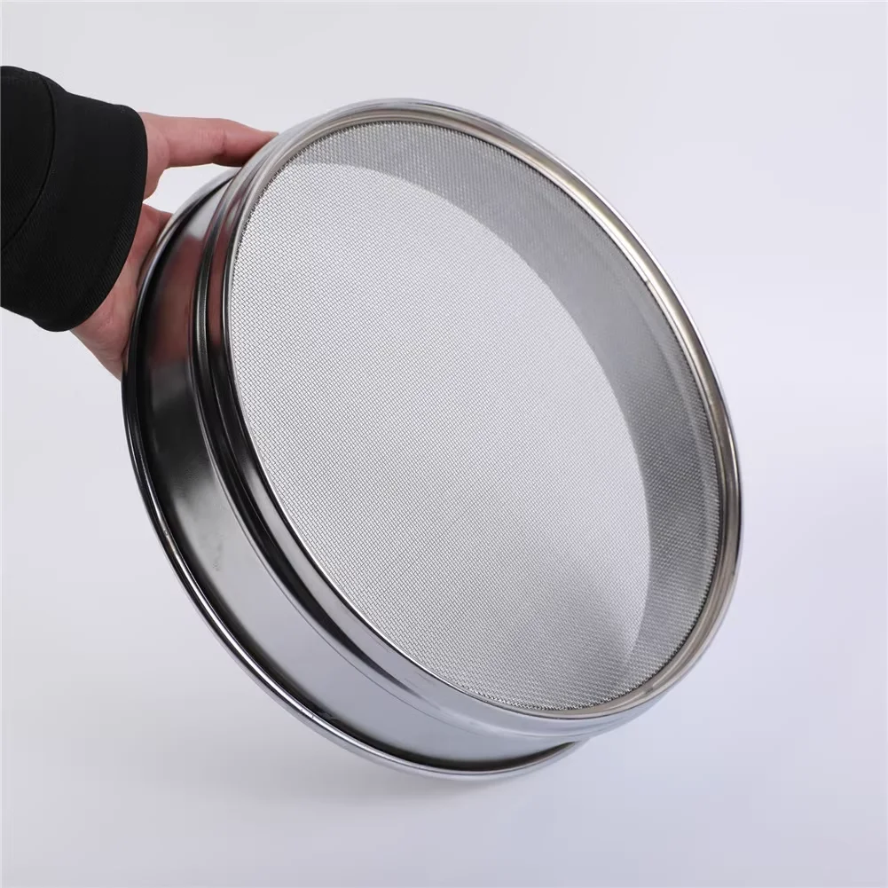 30 cm standard sampling sieve 304 stainless steel laboratory double-layer frame filter sand and gravel soil test sieve