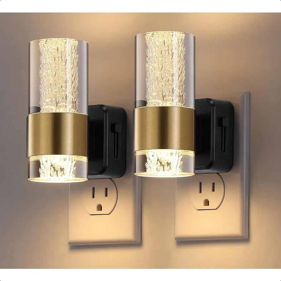 

Led Night Light Night Lights Plug into Wall Lights Plug in with 0100LM Adjustable Brightn 3000K Nightlights with Dusk to Dawn S