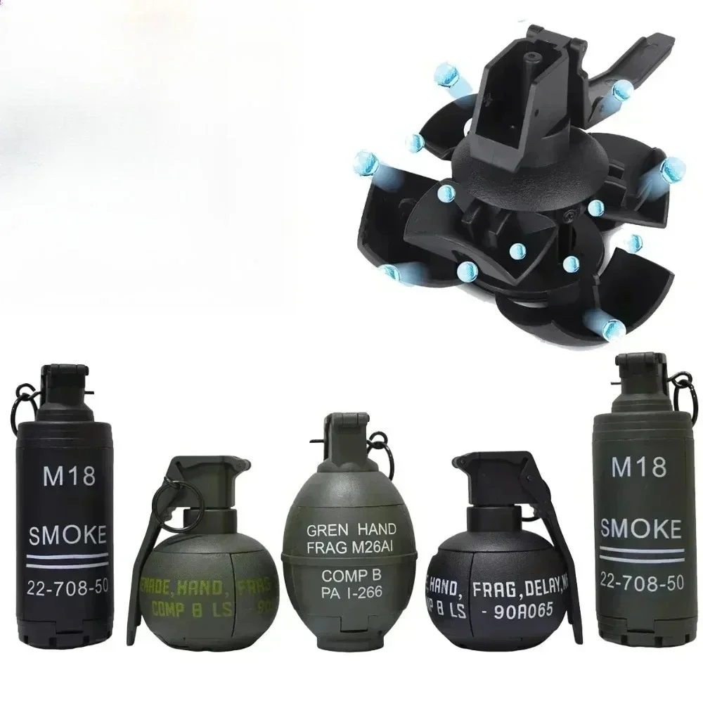 

Тактический набор дымовых гранат M67 для страйкбола, имитация дымовой гранаты-мины и отскакивающей дымовой гранаты для игр в страйкбол на открытом воздухе и военных симуляций