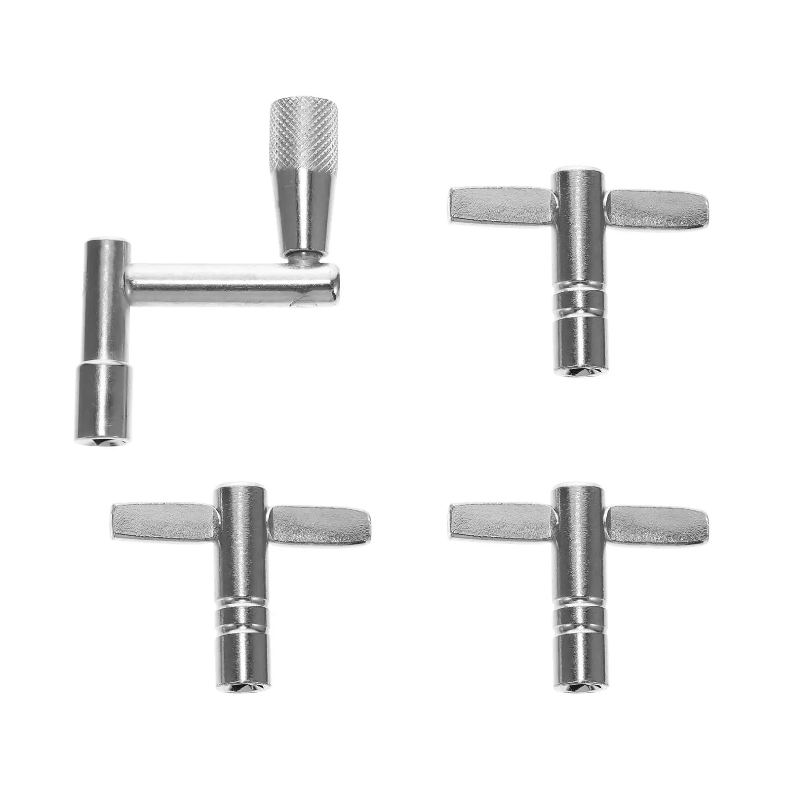 

4pcs Drum Key Tools Z Shape Tuning Wrenches Adjustable Replacement Drum Set Accessories Durable Sound Quality Performance Gifts