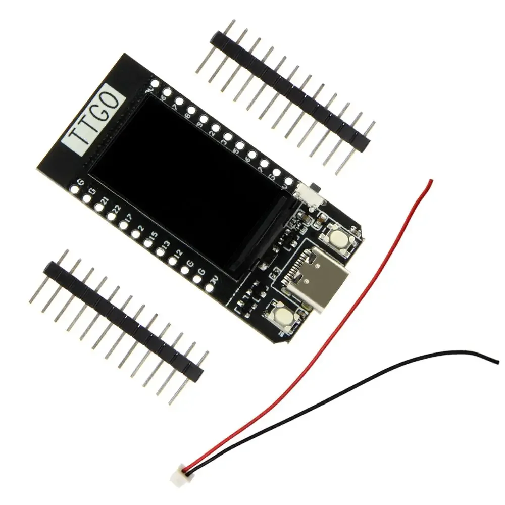 

Т-дисплей 1,14-дюймовый ЖК-дисплей, плата управления Esp32, беспроводной модуль, Wi-Fi, Bluetooth, макетная плата с низким энергопотреблением