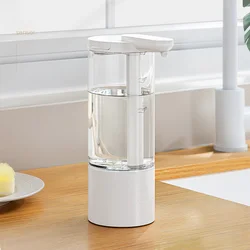 Cozinha 500ml Automatic Liquid Soap Dispenser USB recarregável Touchless Hand High Capacity Detergente Banheiro Dispenser